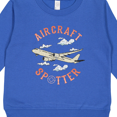 thumbnail image 3 of Inktastic Aircraft Spotter Plane Lover Toddler Sweatshirt, 3 of 4