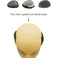 thumbnail image 3 of Mens Toupee Training model Mannequin Head Model Wig Heads For Hat Wigs Displaying, 3 of 5