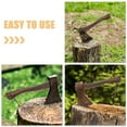 thumbnail image 3 of 2Pcs Curved Wood Axe Handle For Ax Handles Replacement Firewood Cutting Gardening Outdoor, 3 of 8