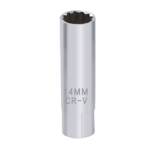 Automotive 14mm Spark Plugs Socket Thin Wall Designs Fit for Secure Grip Easy Access in Tight Space with 3/8Inch Drive