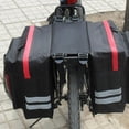 thumbnail image 4 of 30L Cycling Gear Bike Cargo Pannier Rear Seat Tail Trunk Saddle Bag Red, 4 of 8