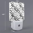 thumbnail image 2 of Honeii Hand Drawn Snake Print LED Night Light with Light Sensor, Night Lights Plug Into Wall,Ideal for Bedrooms and Hallways-US, 2 of 7