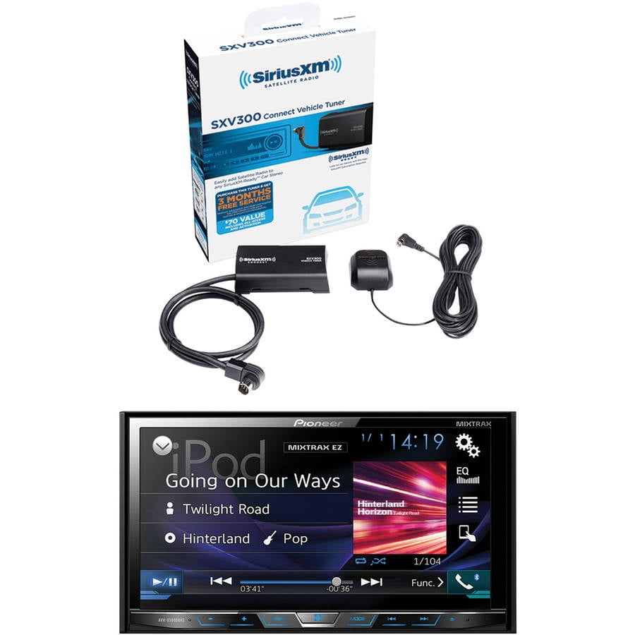 Pioneer AVHX5800BHS 7" DoubleDIN InDash DVD Receiver and SiriusXM