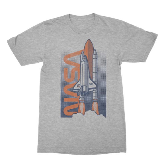 Awesome Nasa Rocket Design Usa Men T-Shirt, Male Large