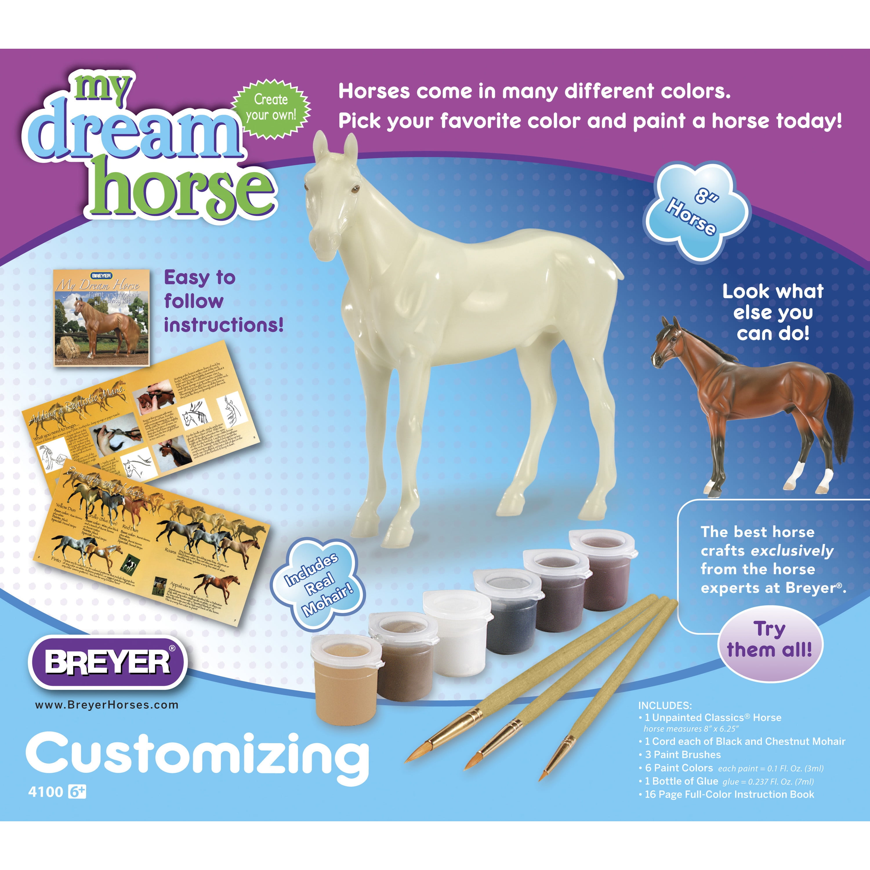 Craft Kits Breyer My Dream Horse Customizing Thoroughbred PaintByNumber Kits Toys tagumdoctors
