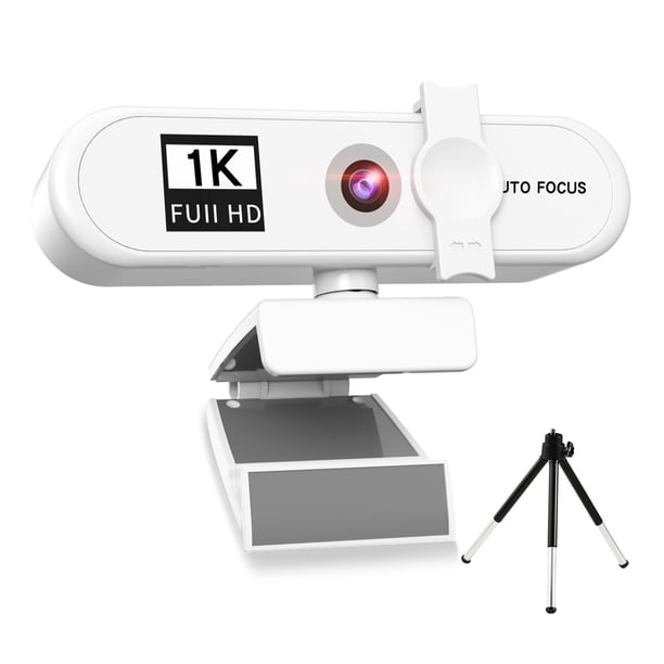Computadora WebCam Auto-enfoque automático HD USB En línea Cámara de PC ajustable con micrófono de reemplazo con cable de reemplazo de cámara de cámara lámina blanca 1k Methold EL005962-04B