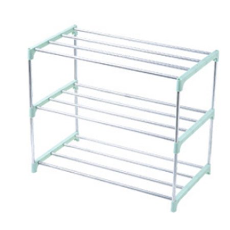 Simple Multi Layer Shoe Rack Stainless Steel Easy Assemble Storage Shelf 2 Packs Walmart Canada