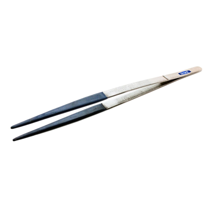 Ultrasonic Cleaning Plastic tip Coated Tweezers 12/"