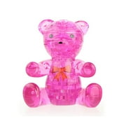 Kukoosong 3D Crystal Puzzle Cute Bear Model DIY Gadget Blocks Building Toy Gift HOT