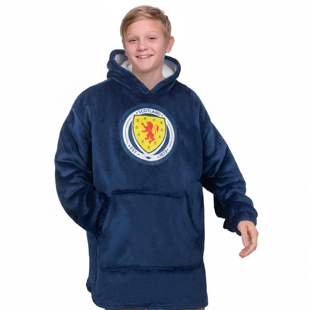 Scotland Boys/Girls Crest Oversized Blanket Hoodie