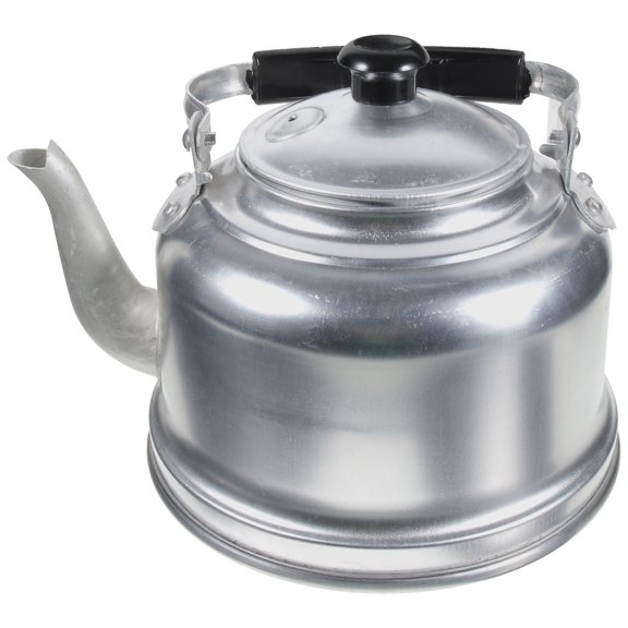 Milisten Teapot for Stovetop Aluminum Silver Classical Design for Home Use 1Pack