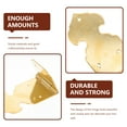 thumbnail image 5 of TABLZONE 2Pcs Chest Hinges Golden Vintage Design for Home Decoration Box Toolboxes, 5 of 6