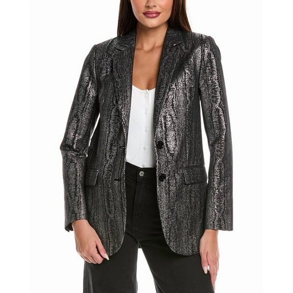 MICHAEL Michael Kors womens  Mensy Blazer, 8, Black