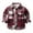 Red, variant on CSCHome Kids Boys' Plaid Shirt Comfortable Button down Shirt with Pockets Thickened Casual Cotton Long Sleeve Tops for 6M-9Y
