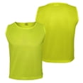 thumbnail image 5 of Athllete DURAMESH Set of 12 - Youth Scrimmage Vests/Pinnies/Team Practice Jerseys with Free Carry Bag (Neon Yellow, Medium), 5 of 5