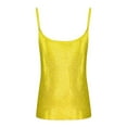 thumbnail image 5 of QUINDOS Womens T Shirts Summer Gym Gold Fashion Casual Sexy Solid Sleeveless V-neck Sequin Tops Blouse Tank Tops for Women, 5 of 6