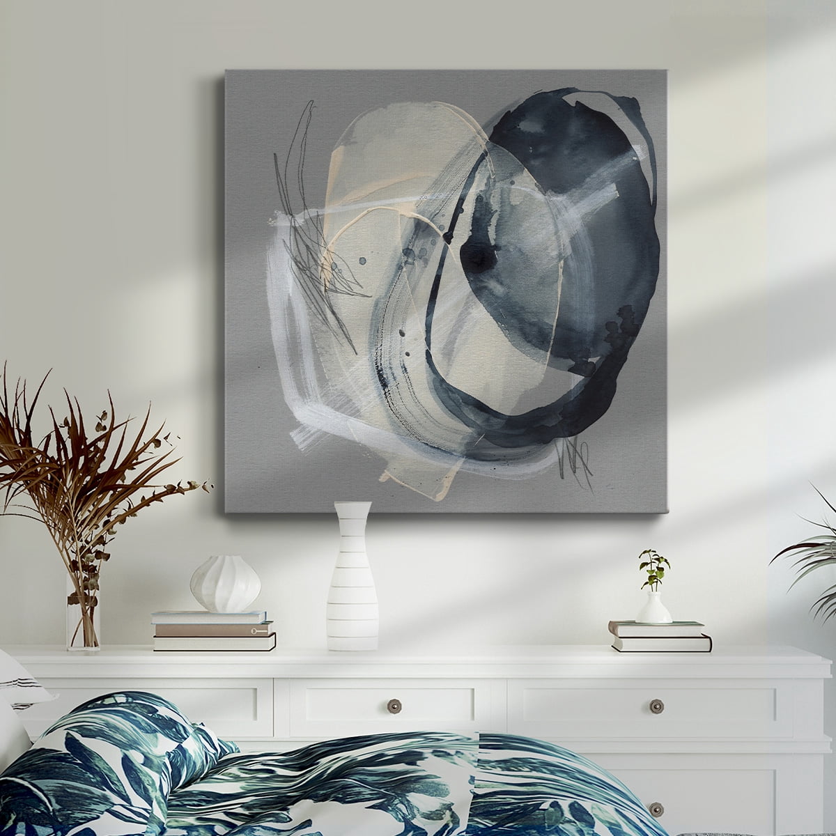 Wexford Home Tandem Loops II-Premium Gallery Wrapped Canvas, 10" x 10" - Ready to Hang