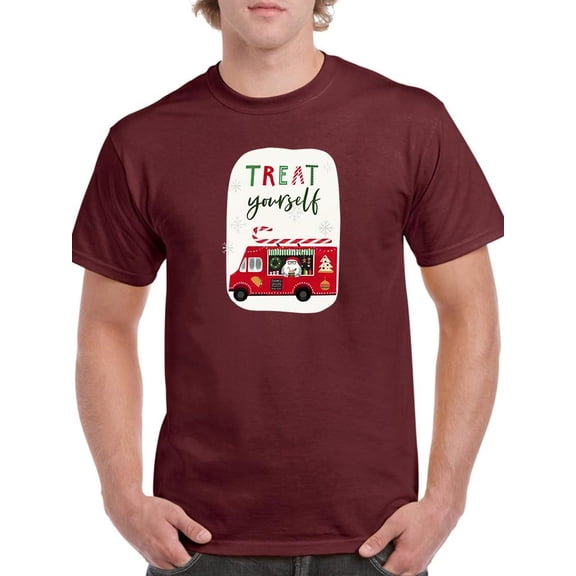 Santa's Foodtruck Collection B T-Shirt Men -Victoria Borges Designs, Male 5X-Large