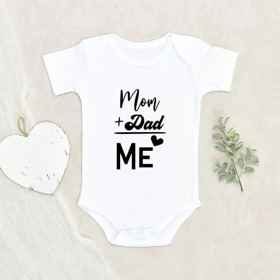 Newbabywishes - Mom Dad Me Baby Clothes for Boys and Girls - Newest Addition Baby Clothing