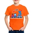 thumbnail image 4 of BOOMNY Toddler Baby Boys Tshirts Short Sleeve T Shirts For Kids Cartoon Train Graphic Breathable Loose Fit Cozy Childrens Athletic Tees, 4 of 4
