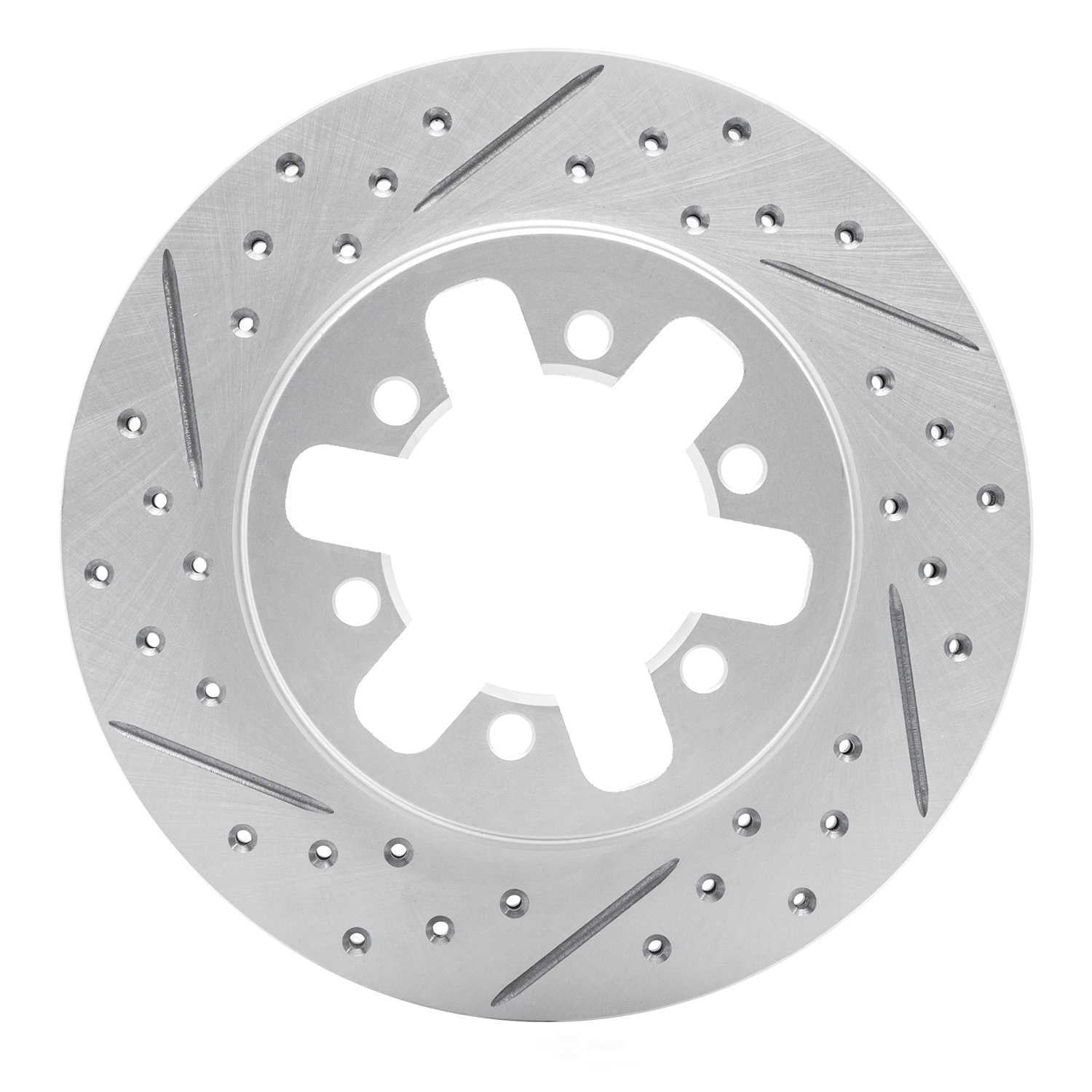 Dynamic Friction Company 830-67081L DFC Geoperformance Rotor - Drilled and Slotted