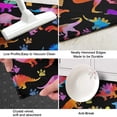 thumbnail image 3 of Colorful Dinosaurs Colorful Paws Pattern Kitchen Rug Mat,Kitchen Runner Rugs Non Skid Washable,Decorative Kitchen Floor Mats for Kitchen,Sink,Laundry,17"X47", 3 of 5