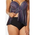 thumbnail image 3 of Swimsuits for All Women's Flyaway Underwire Tankini Top, 3 of 4