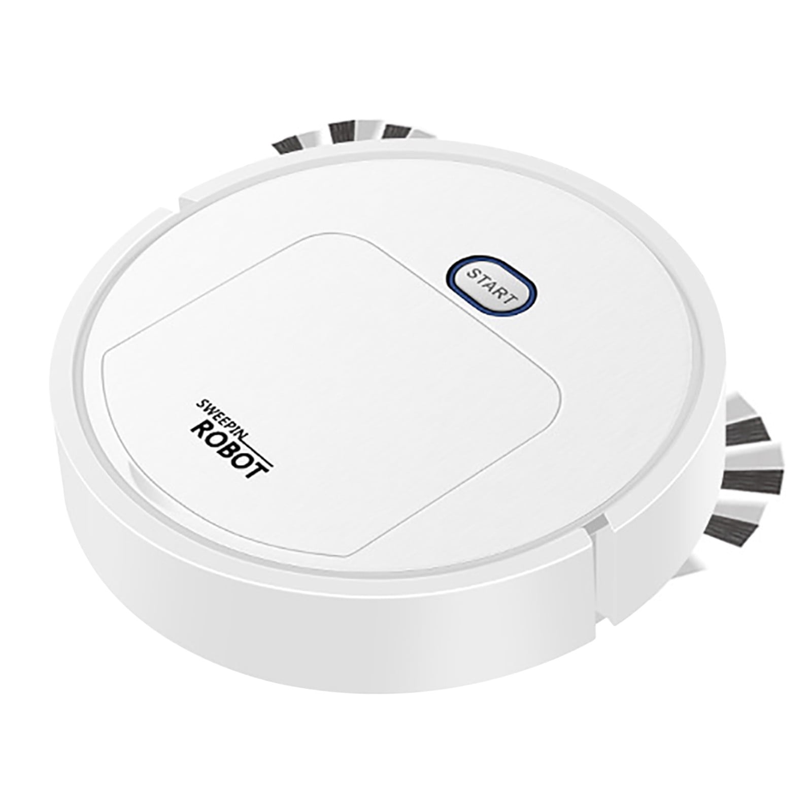 weibbin Robot Vacuum Cleaner with Suction Cleaning, 400ml Dustbin, 60min Runtime for Hard Floors and Medium-Pile Carpets, Low Noise