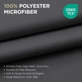 thumbnail image 2 of Cortinas Blackout Joydeco con aislamiento térmico, color gris oscuro, 240 cm, 2 of 9