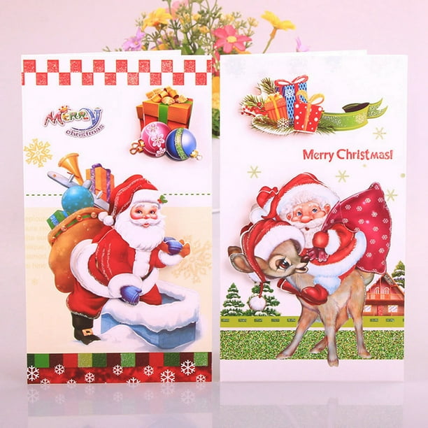 Lot De 40 Cartes De Vœux Et Cartes Postales De Noël, Mignonnes Et Festives
