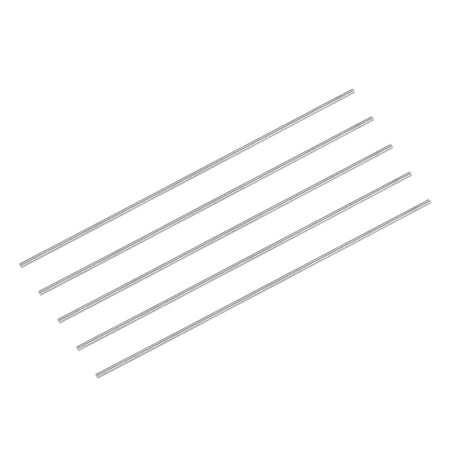 

Uxcell 0.8x60mm(Dia -0/-0.01mm) Round Steel Rod 63-65 HRC HSS Lathe Bar Tool 5Pack