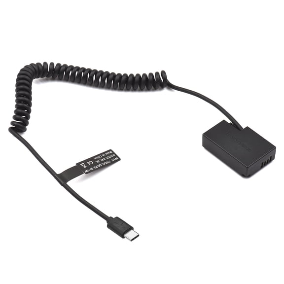 Dummy Battery Type C Port Stable Power Supply Adapter Camera Dummy Battery Replacement for 77D 200D 800D 750D 760D
