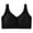 Black, variant on Womens Seamless Bras Wireless Supportive Bra Comfortable No Underwire Full Coverage Push Up Bras
