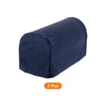 thumbnail image 3 of Stretch Armrest Covers Armchair Anti-Slip for Chairs Sofa Couch Arm Covers Recliner Sofa Navy Blue 2 Pcs, 3 of 7