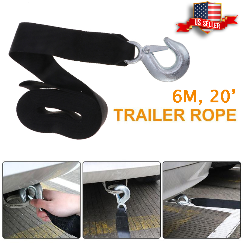 Car Trailer Rope Practical Durable Outdoor Emergency Kit Nylon Tow Rope
