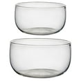 thumbnail image 1 of MasteelfCA 2pcs Glass Bowl Fruit Salad Bowl Dessert Container Glass Tableware Transparent, 1 of 8