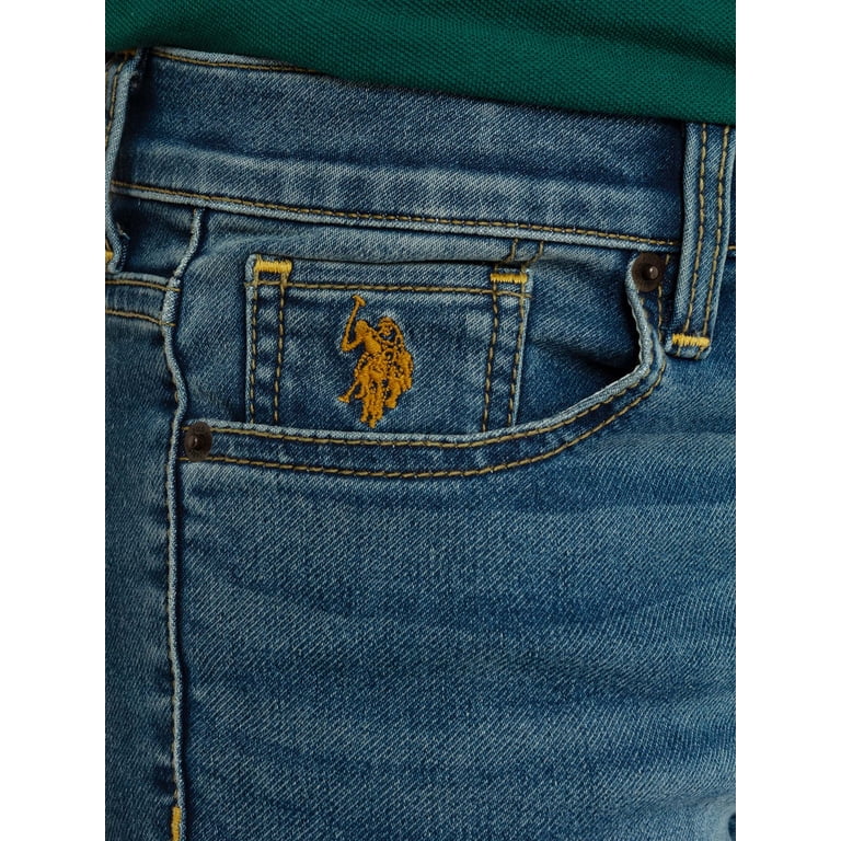 U.S. Polo Assn. Boys Skinny Knit Denim Jeans, Sizes 4-18 photo 2