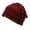 Burgundy, variant on Chemotherapy Hat Postnatal Hat Turban Ladies Headcover Elegant Windproof Burgundy