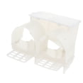 thumbnail image 4 of Prueba Plástica inconfundible De La Salpicadura De Del Del Envase De Comida Del Alimentador De Del Pájaro Colco Comedero para pájaros de doble cuenco, 4 of 8
