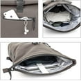 thumbnail image 2 of Expandable Roll Top Waterproof Trendy Backpack With Laptop Pocket (Grey), 2 of 2