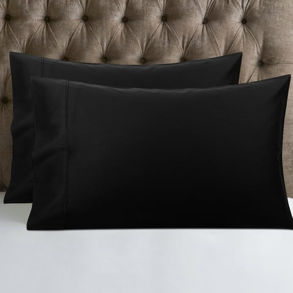 REGALWOVEN Pillowcases Set of 2, Super Soft Cotton Bed Pillow Covers with Envelope Closure White Standard