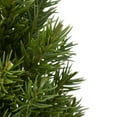 thumbnail image 2 of Northlight 17" Mini Tabletop Christmas Tree with Red Metal Pot - Unlit, 2 of 4