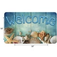 thumbnail image 3 of Ashley Productions The Original Fun Mat, Welcome Mat, 18" x 30", Beach Life Welcome, 3 of 4