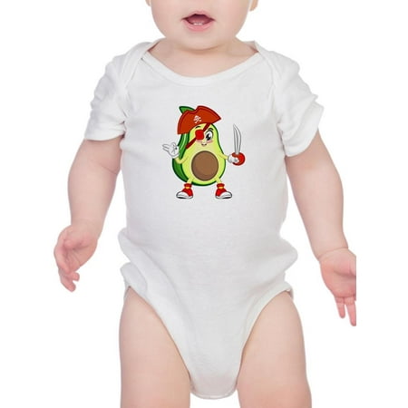 

Cute Pirate Avocado W Eyepatch Bodysuit Infant -Image by Shutterstock 6 Months