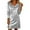 Silver, variant on Women's Short Formal Satin Dress Summer Sleeveless Mock Neck Cocktail Party Dresses Red XXL