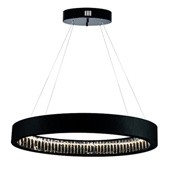CWI Lighting Rosalina LED Lustre avec Finition Noire Mate