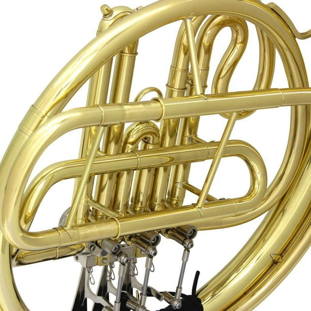 Muslady Standard Bb Cuivre Trompette Instrument à Vent avec Embout Buccal  Porter Sac Gants Chiffon de Nettoyage Tuner 