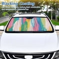 thumbnail image 6 of Graffiti Colors Car Windshield Sun Shade Foldable Front Window Shades Cover Sun Visor Shield Block, 6 of 6