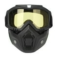 thumbnail image 1 of Máscara facial Mortorcycle, gafas de alta definición con filtro bucal para casco abierto, Abanopi gafas de protección, 1 of 5