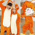 thumbnail image 1 of Kigurumi Unisex Adulto Cosplay Animal Onesie Disfraz de Halloween Navidad Pijamas de una pieza Ropa de dormir de franela de invierno para mujeres y hombres, 1 of 4